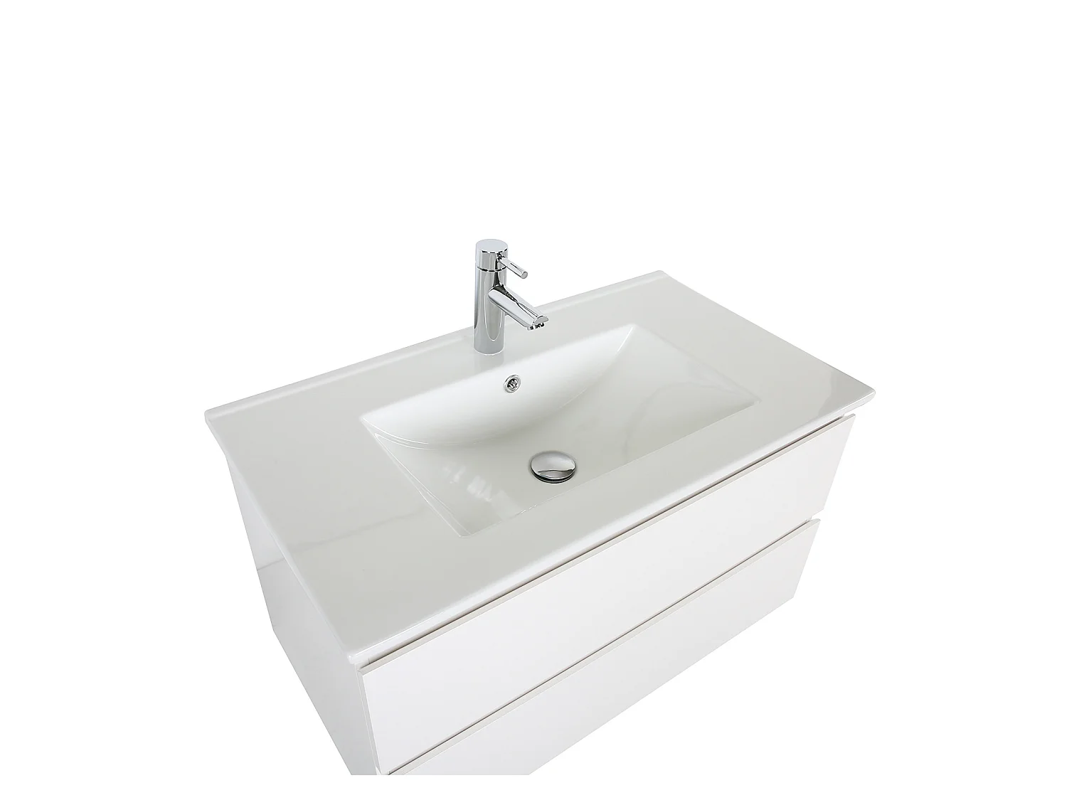 Mueble de lavabo individual SORRENTO de 80 cm
