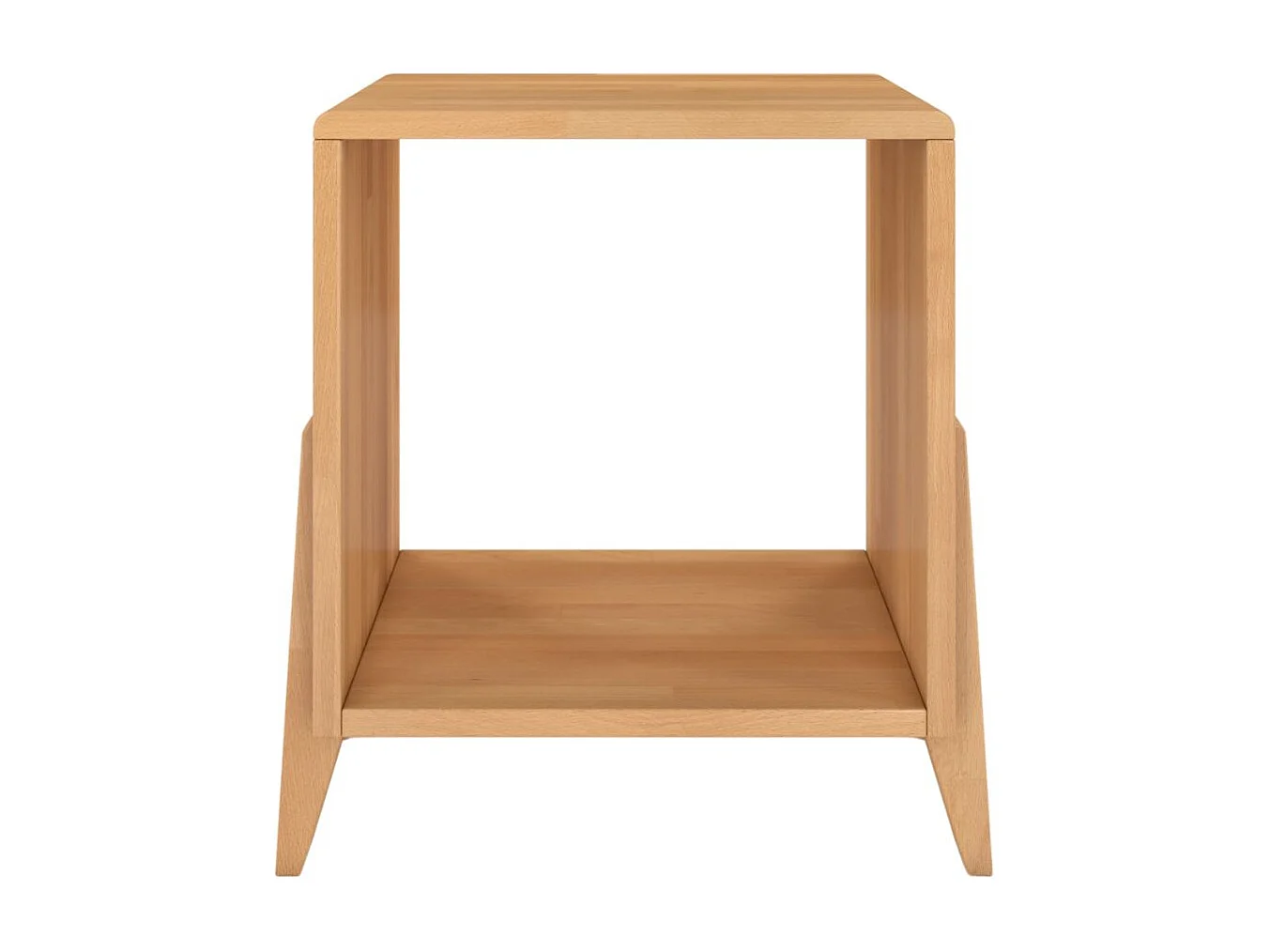 Massivholznachttisch Gdansk, buche - lackiert, naturfarben