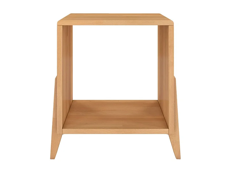 Massivholznachttisch Gdansk, buche - lackiert, naturfarben