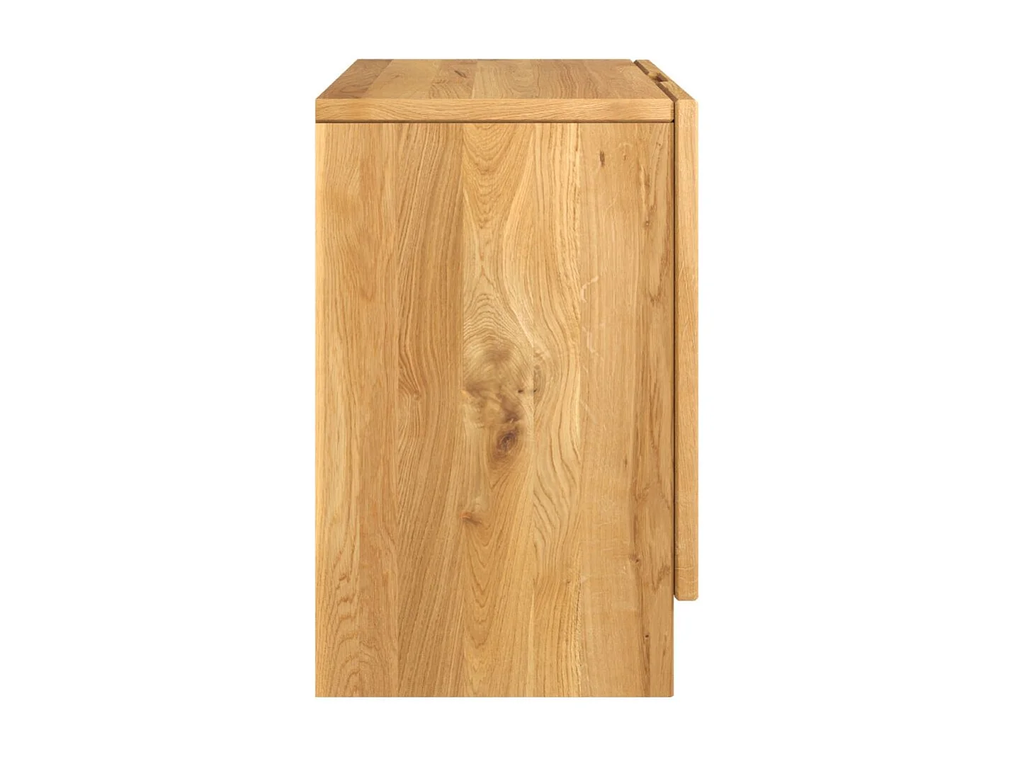 Massivholznachttisch Harmark mit rattan-detail, eiche - lackiert, naturfarben