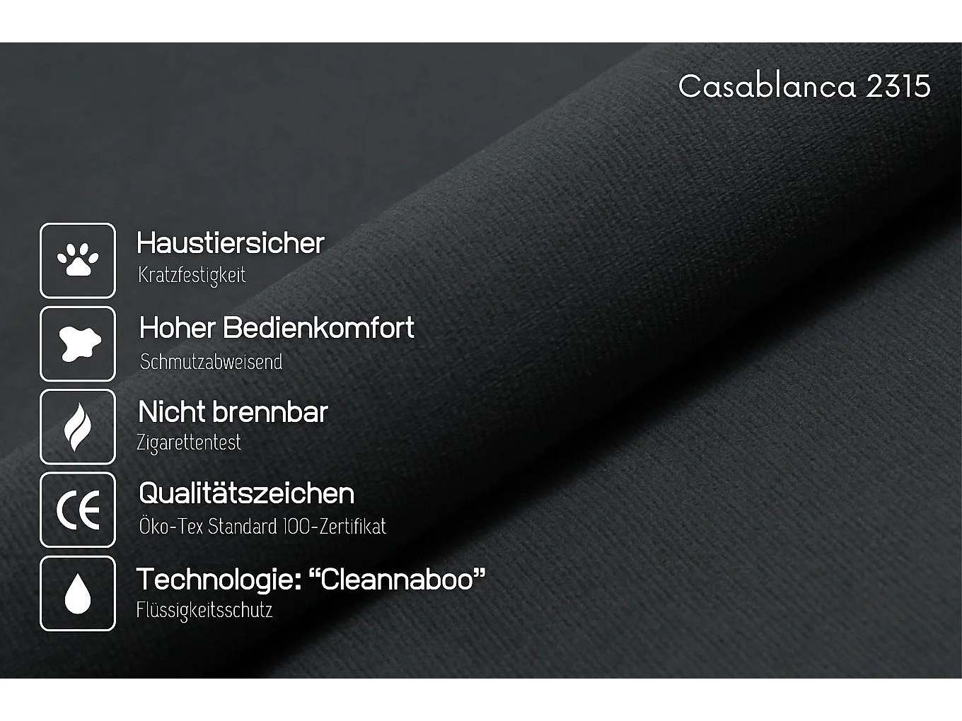 Massivholzbett Gotland, gepolstertes kopfteil, buche - lackiert, naturfarben-grau, 140x200