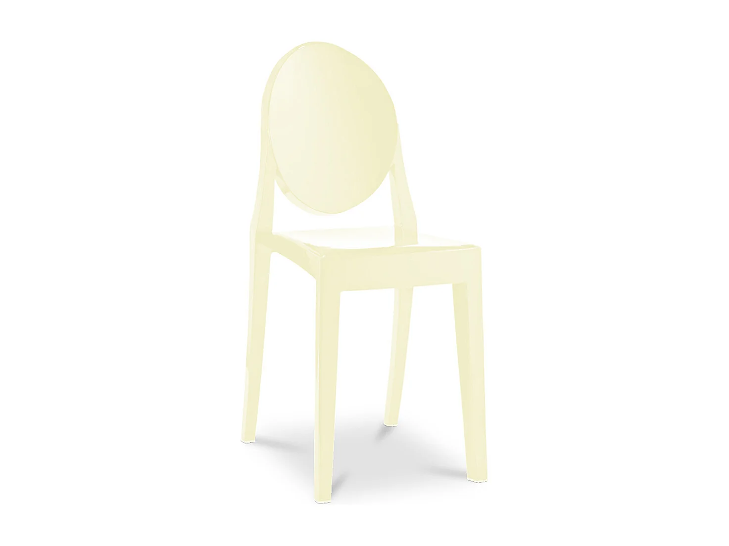 Chaise  de salle à manger - Victoria Queen Crème