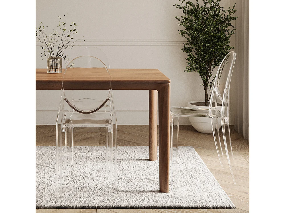 Chaise  de salle à manger - Victoria Queen Crème