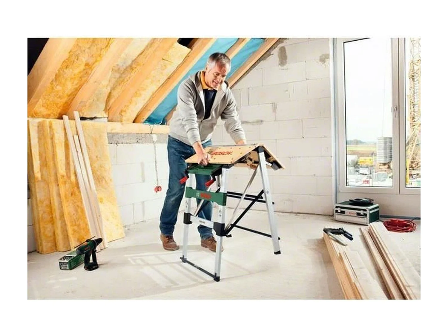 Etabli de travail pliant PWB 600 0603B05200