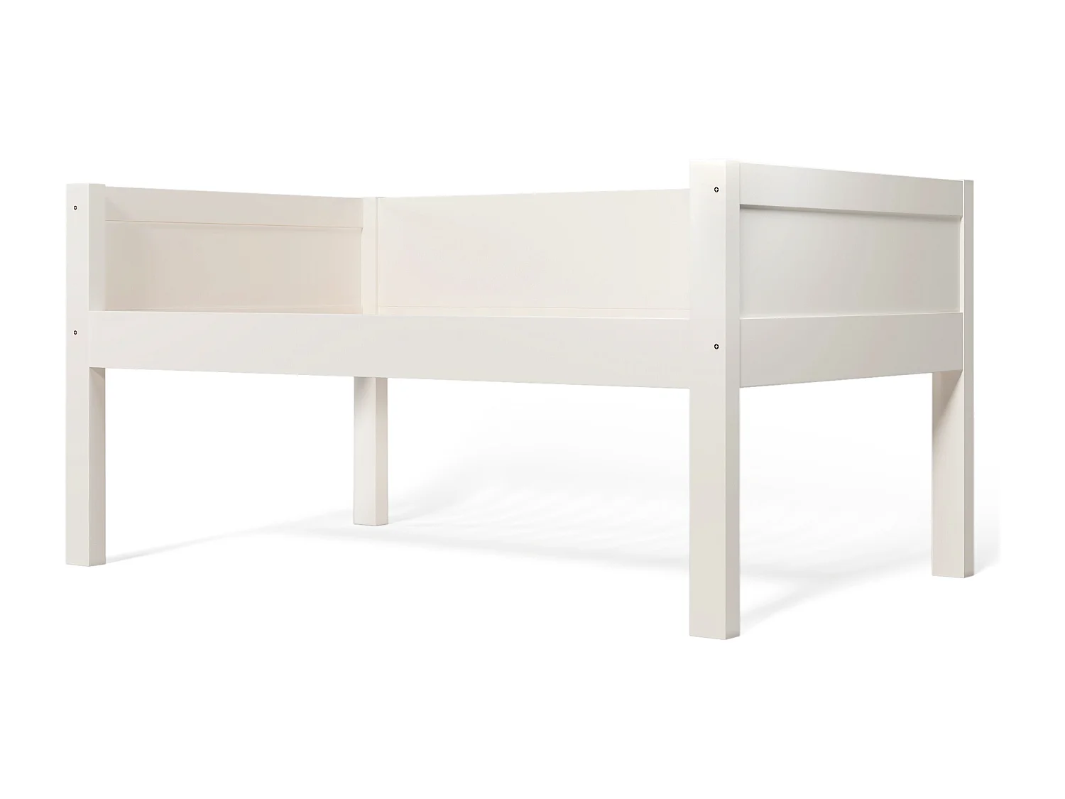Lit superposé enfant 90x200cm - 1 lit converti en 2 lits simples - Blanc