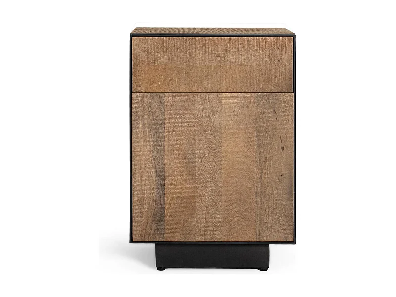 Nachttisch aus natürlichem Mangoholz