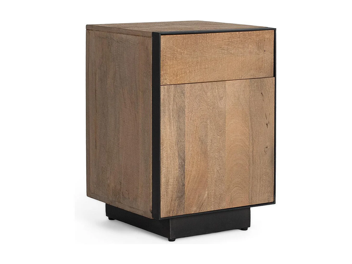 Nachttisch aus natürlichem Mangoholz