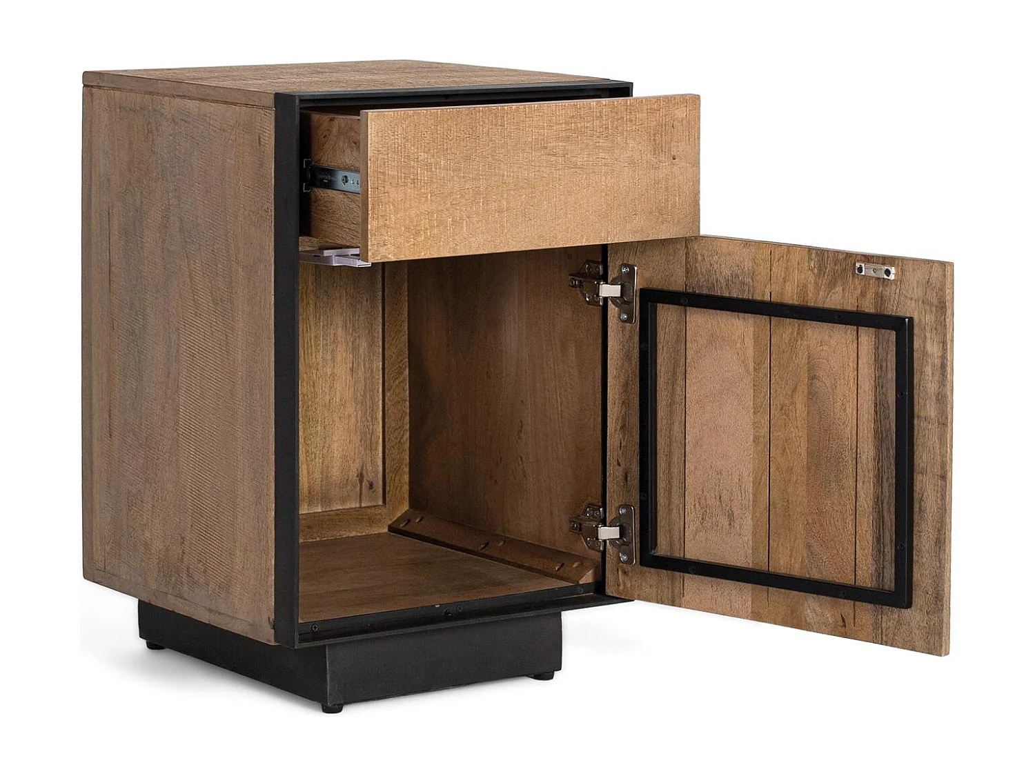 Nachttisch aus natürlichem Mangoholz