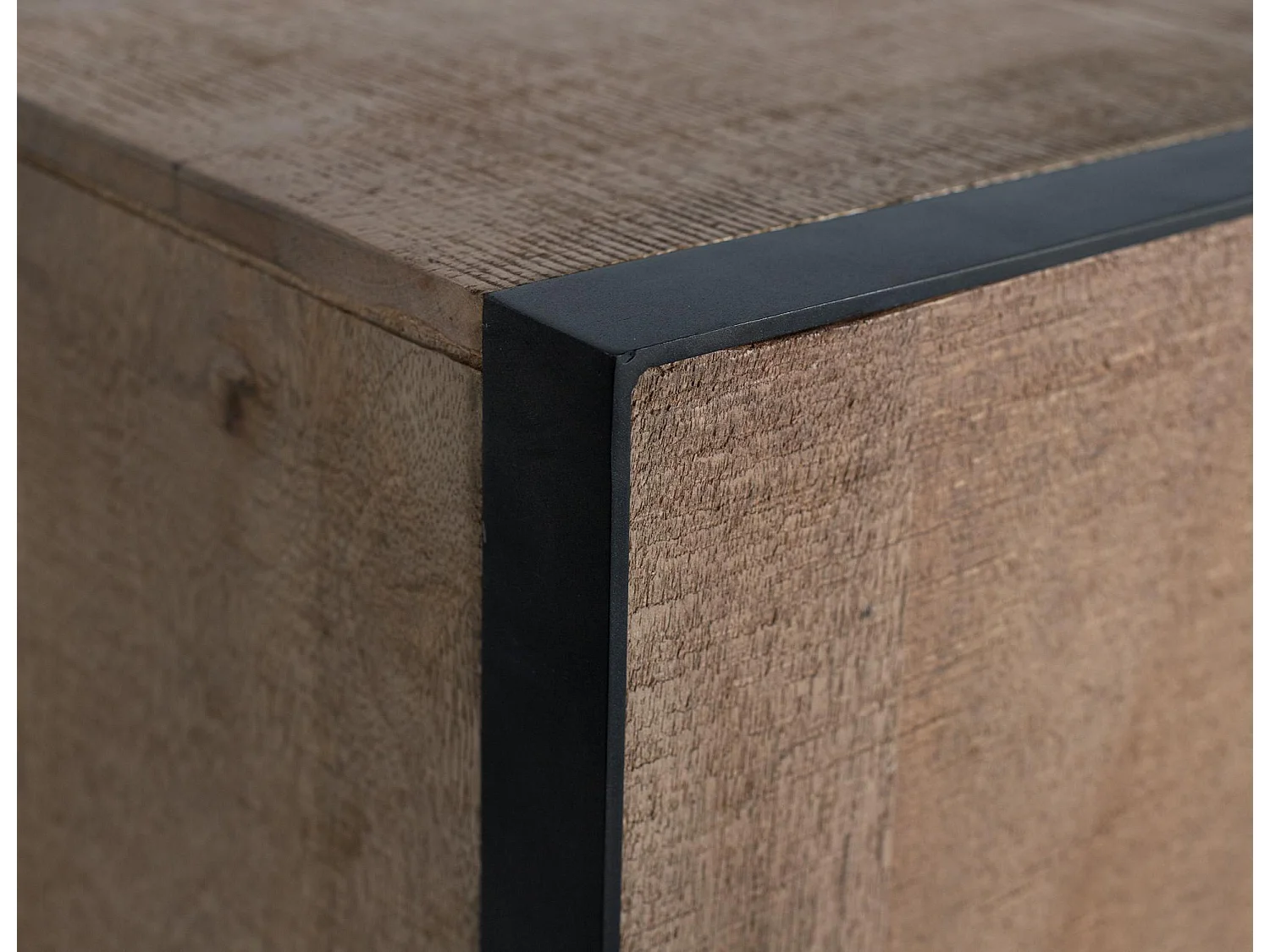 3-deurs dressoir van mangohout, 150 cm