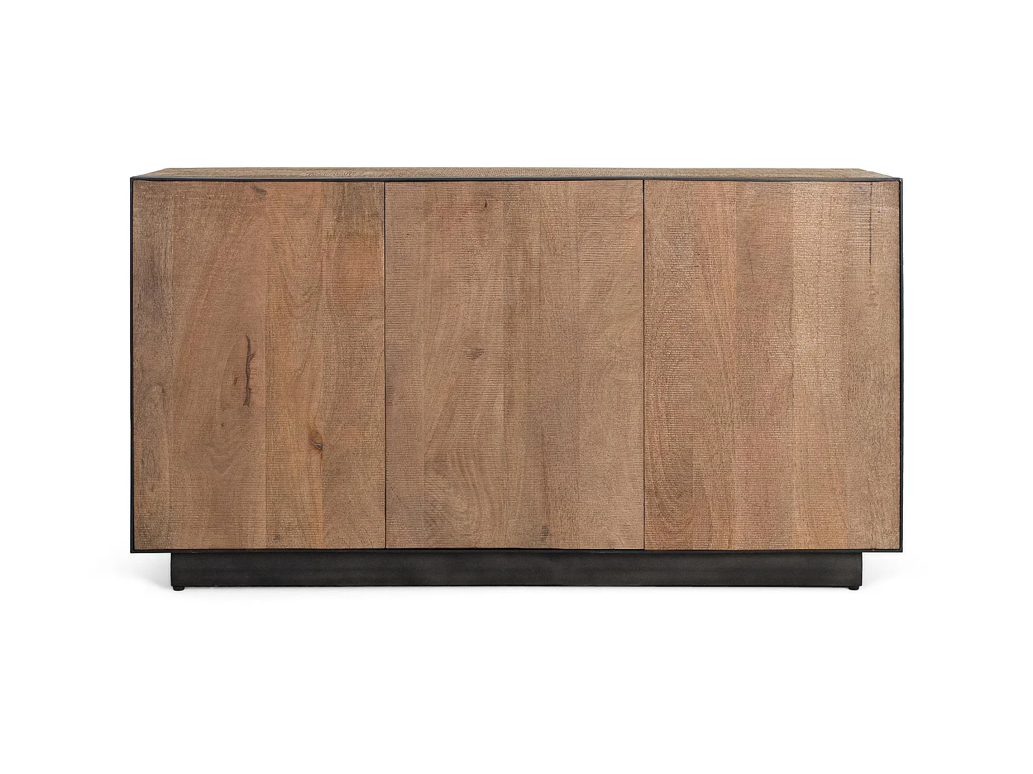 Buffet 3 portes en bois de manguier 150 cm