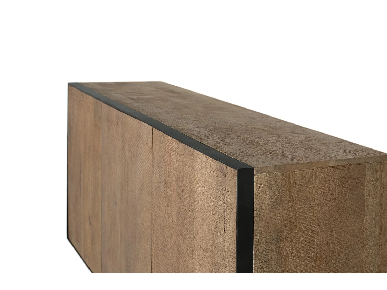 Buffet 3 portes en bois de manguier 150 cm