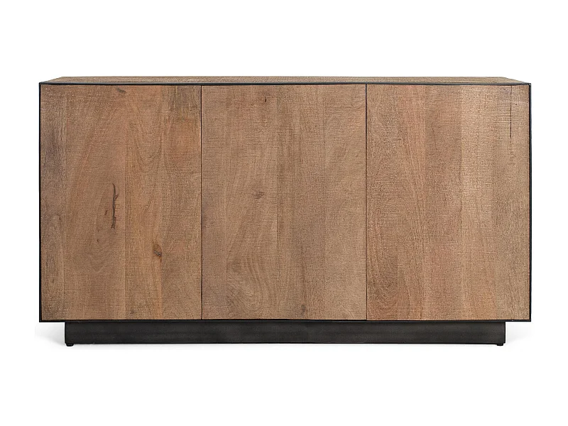 3-deurs dressoir van mangohout, 150 cm