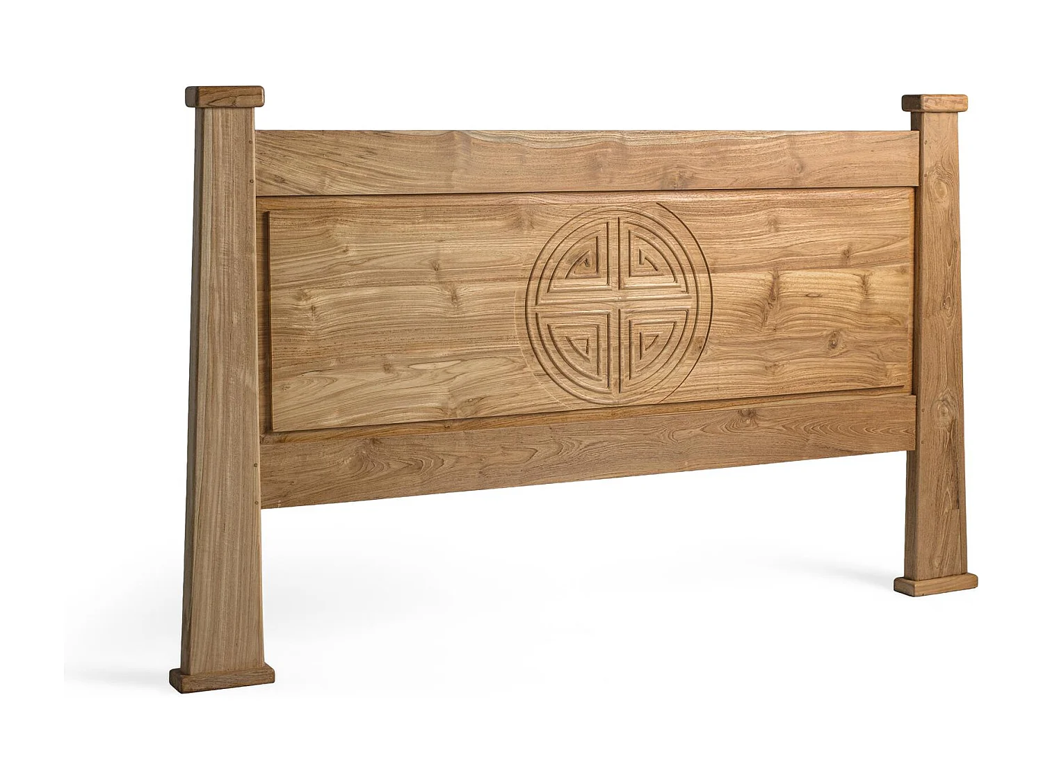 Kopfteil aus massivem Teakholz 180 cm