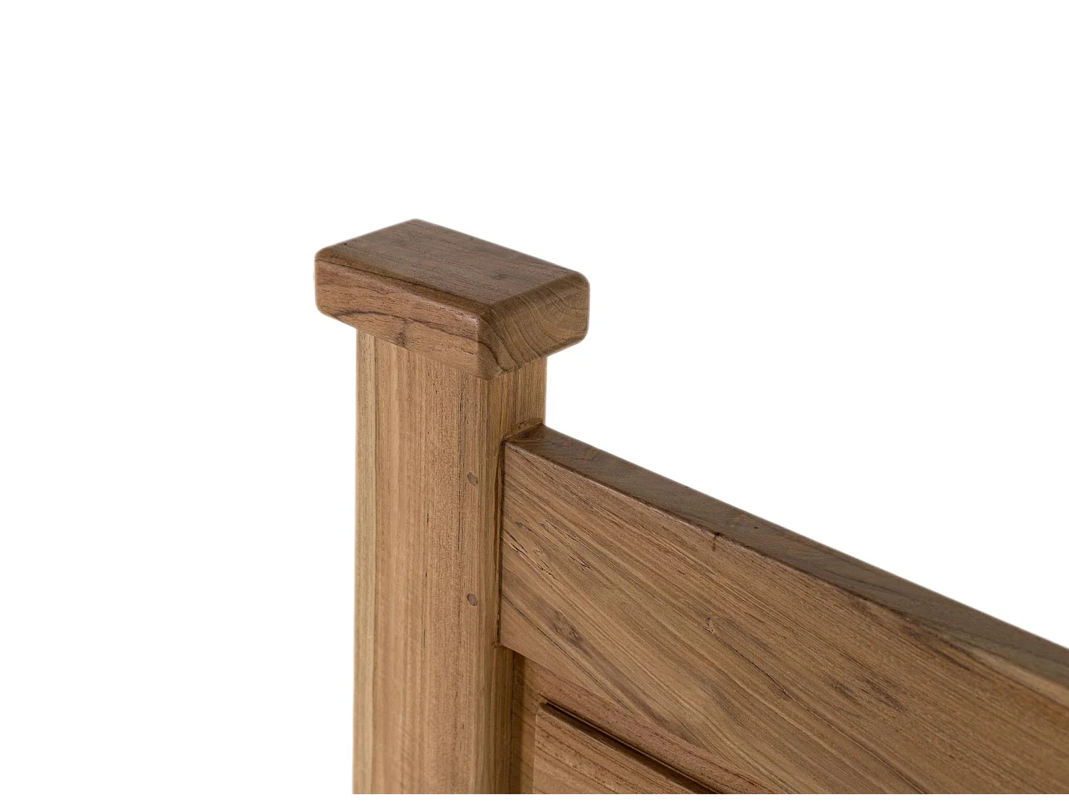 Kopfteil aus massivem Teakholz 180 cm