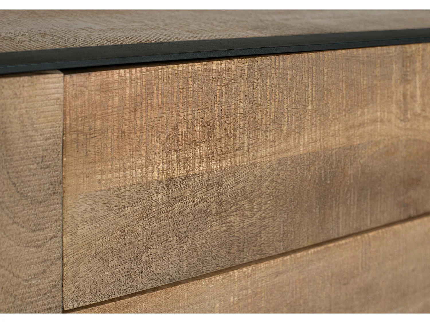 Meuble TV en bois de manguier naturel 180 cm