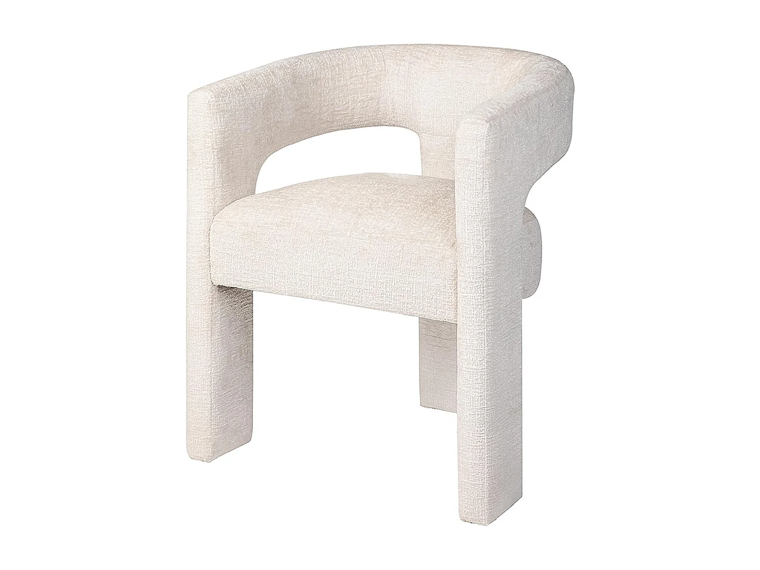 Chaise 62x75x58 cm beige Leith LET71N