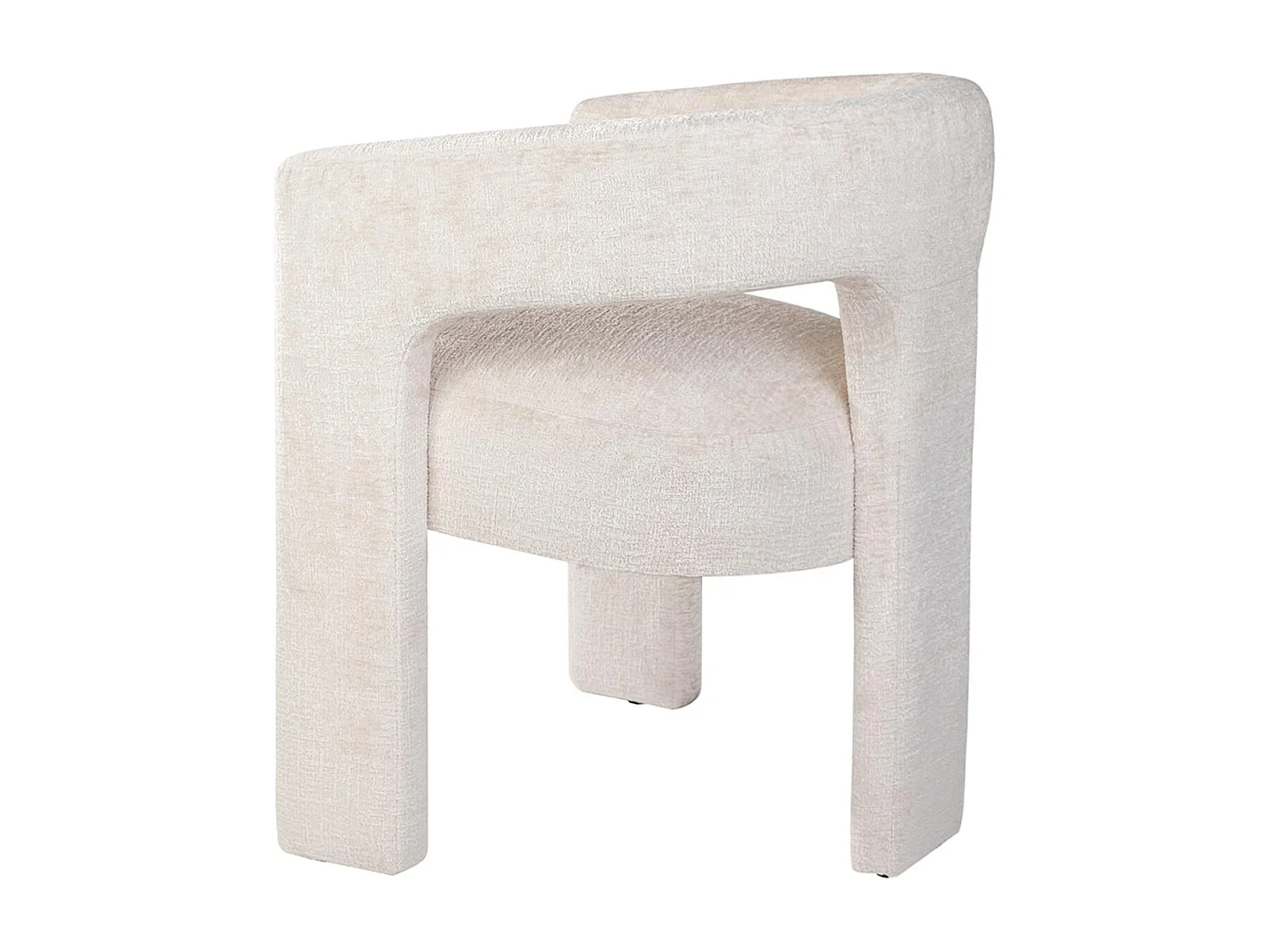 Chaise 62x75x58 cm beige Leith LET71N