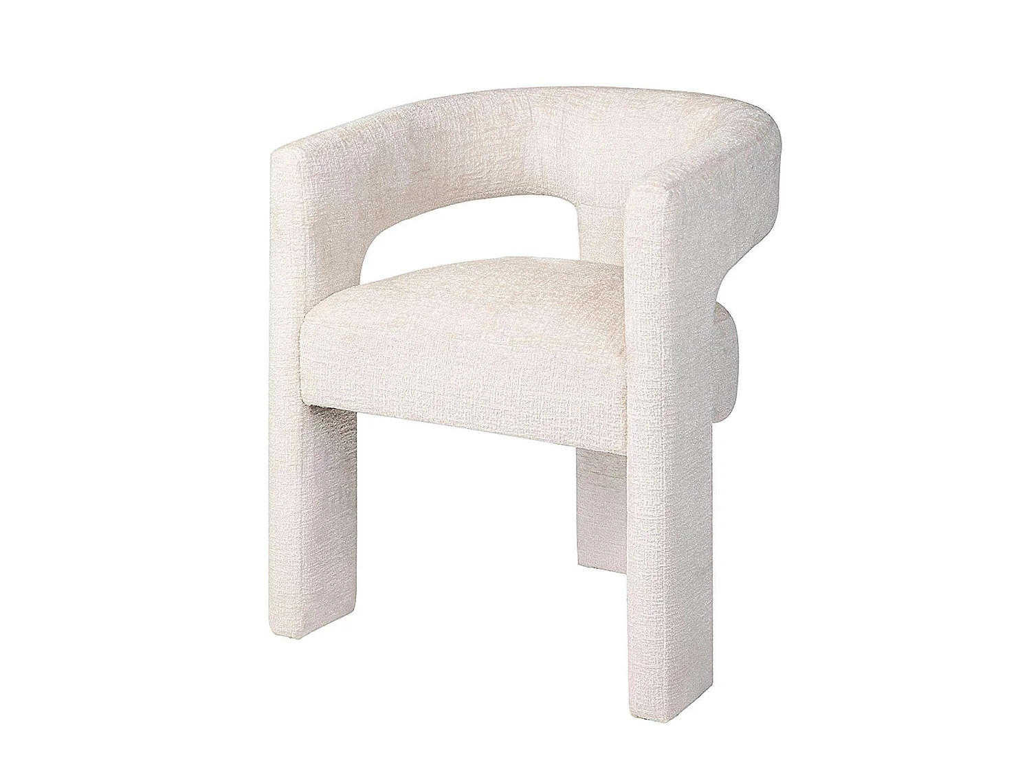 Chaise 62x75x58 cm beige Leith LET71N