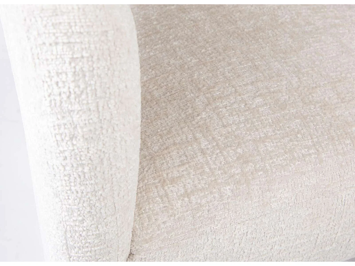 Chaise 62x75x58 cm beige Leith LET71N