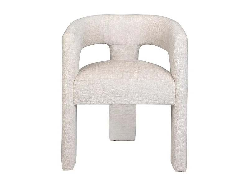 Chaise 62x75x58 cm beige Leith LET71N