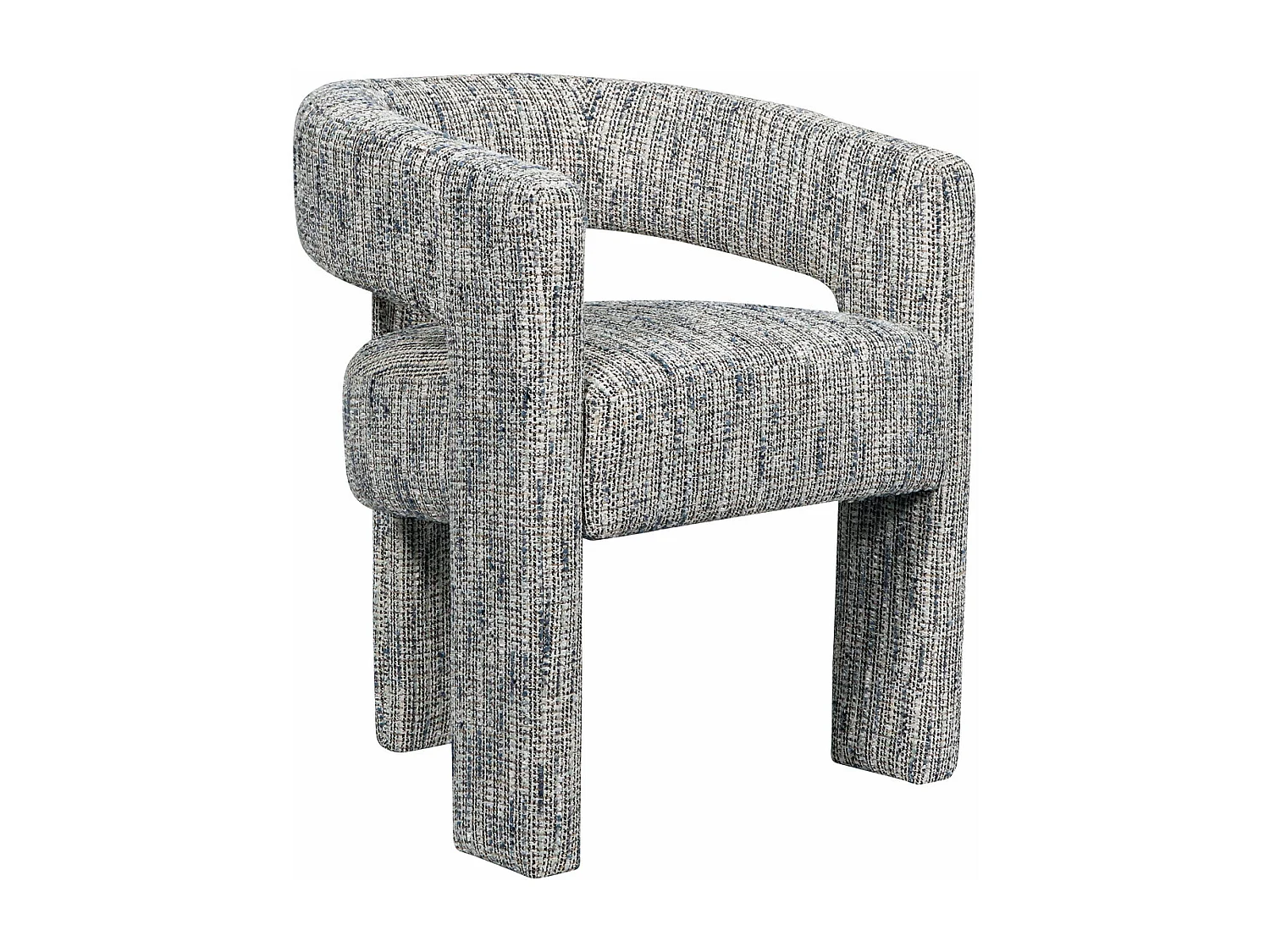 Chaise 62x75x58 cm multicolore Leith LET71MW