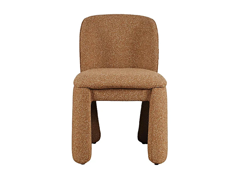 Fauteuil rembourré 54x83x60,5 cm orange gris Leith LET78B