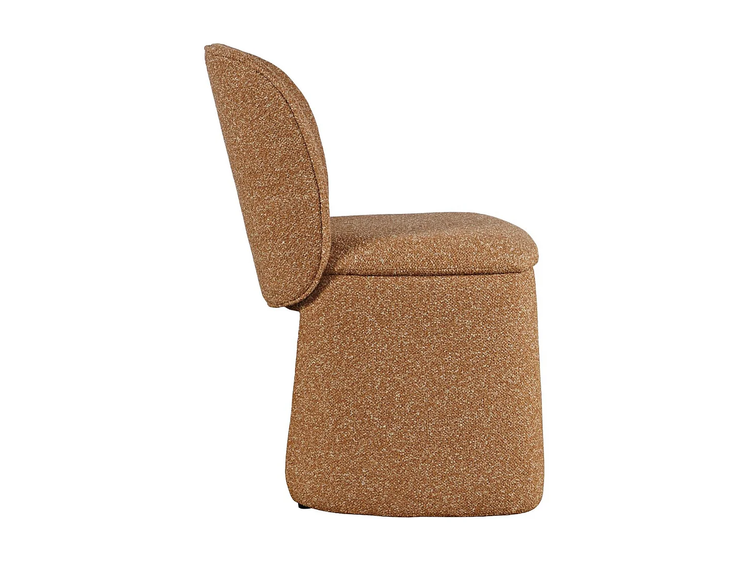 Fauteuil rembourré 54x83x60,5 cm orange gris Leith LET78B