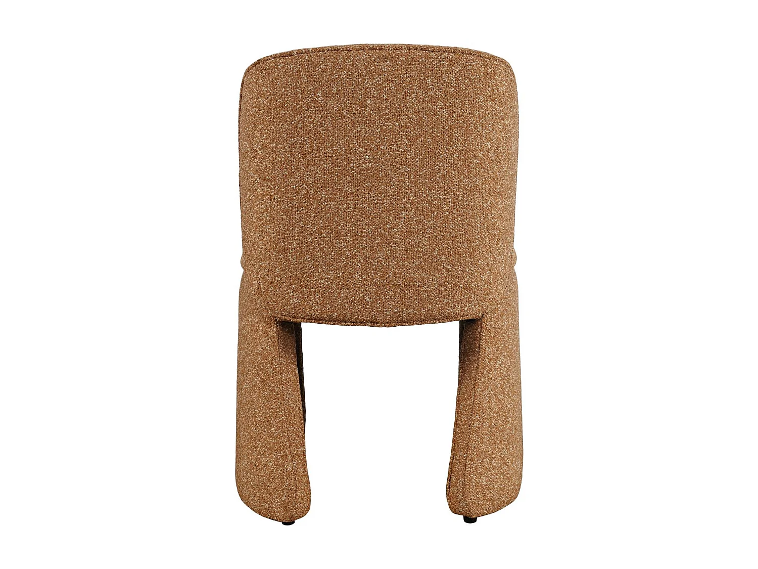 Fauteuil rembourré 54x83x60,5 cm orange gris Leith LET78B