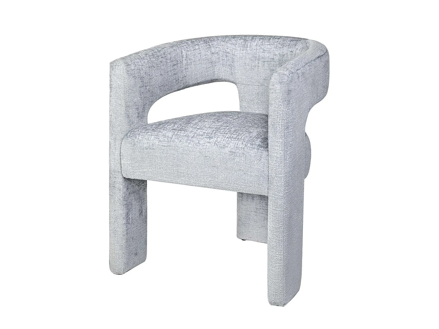 Chaise 62x75x58 cm bleu clair Leith LET71B