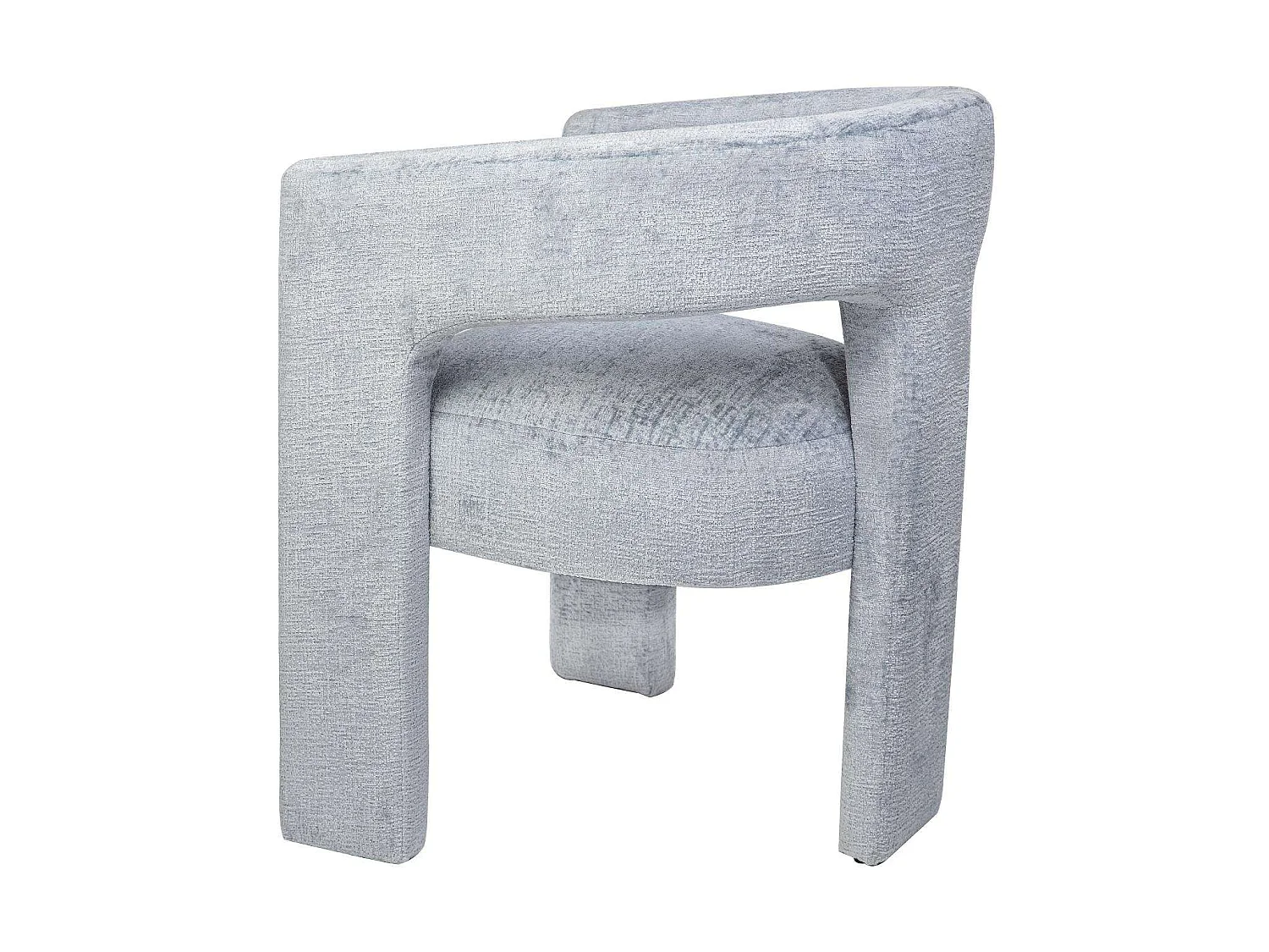 Chaise 62x75x58 cm bleu clair Leith LET71B