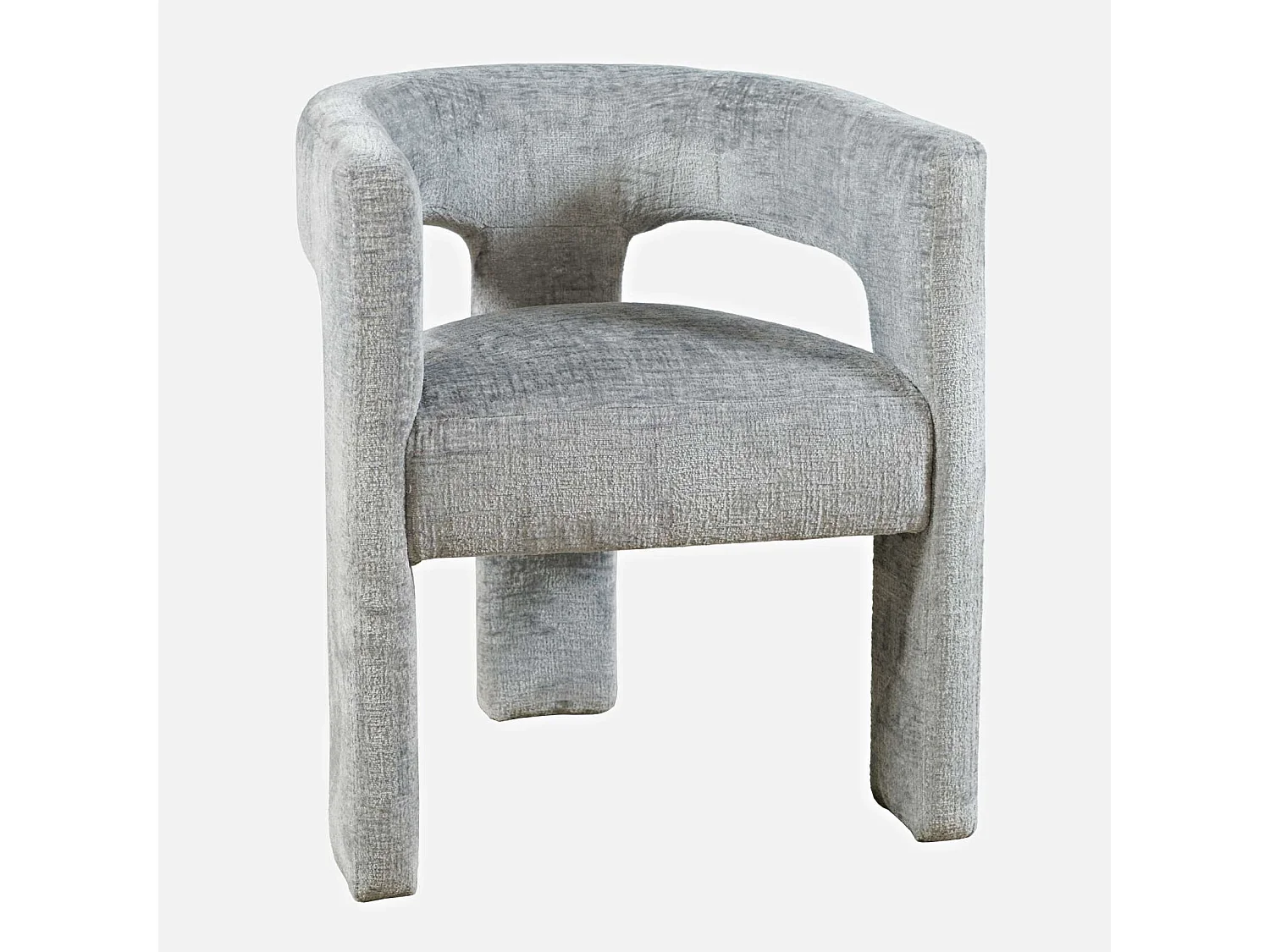 Chaise 62x75x58 cm bleu clair Leith LET71B