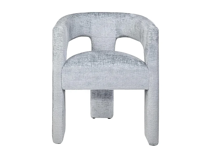 Chaise 62x75x58 cm bleu clair Leith LET71B