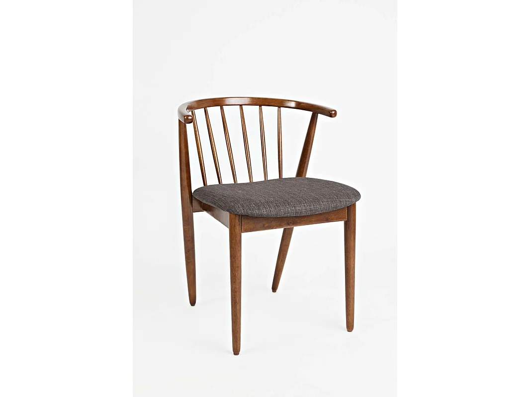 Stol, Avola, 49.5x43x46 cm, Brun/Grå