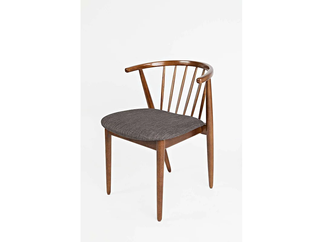 Stol, Avola, 49.5x43x46 cm, Brun/Grå