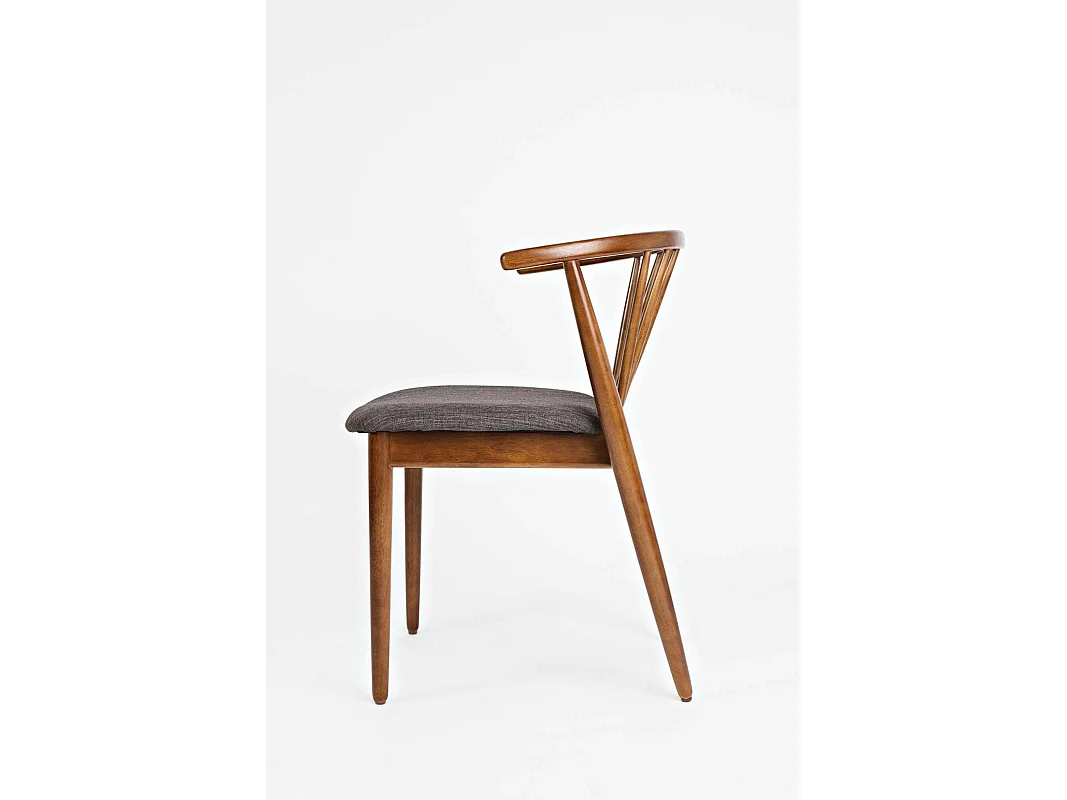 Stol, Avola, 49.5x43x46 cm, Brun/Grå