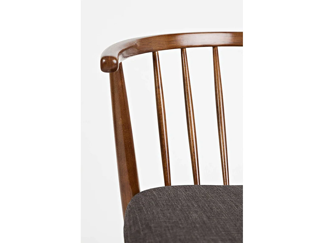 Stol, Avola, 49.5x43x46 cm, Brun/Grå