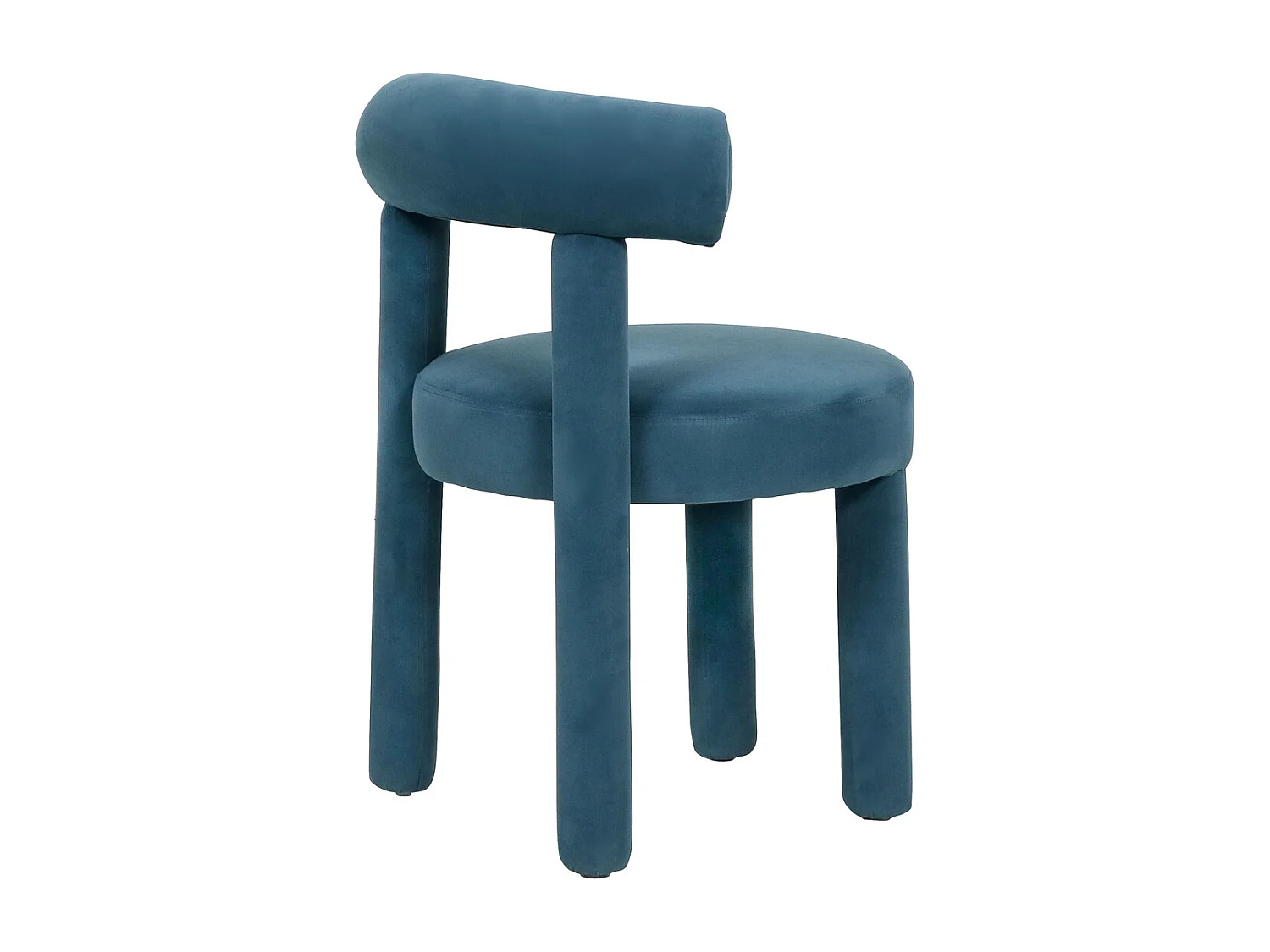 Chaise 62x80x58 cm bleue Leith LET77B