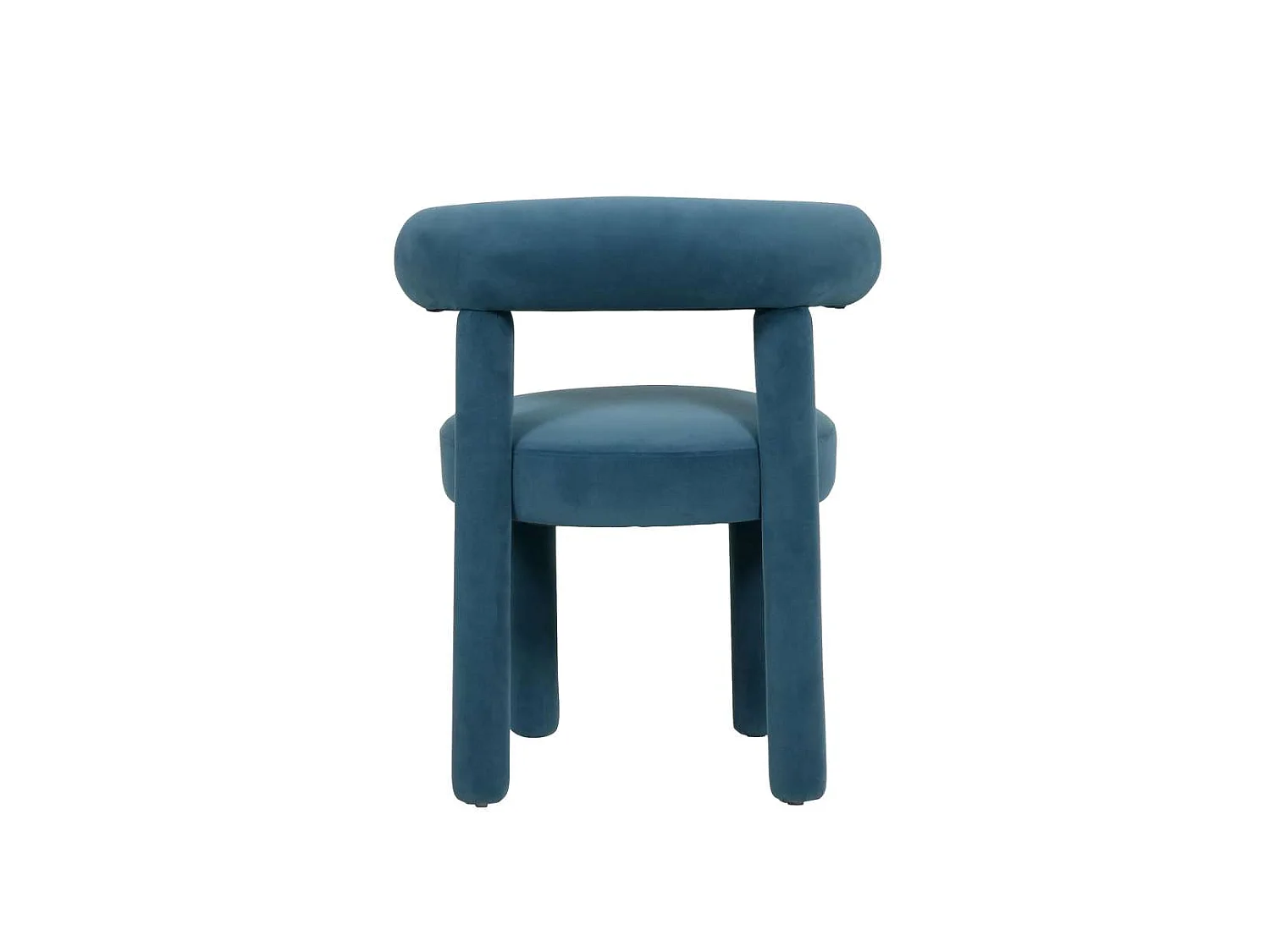Chaise 62x80x58 cm bleue Leith LET77B