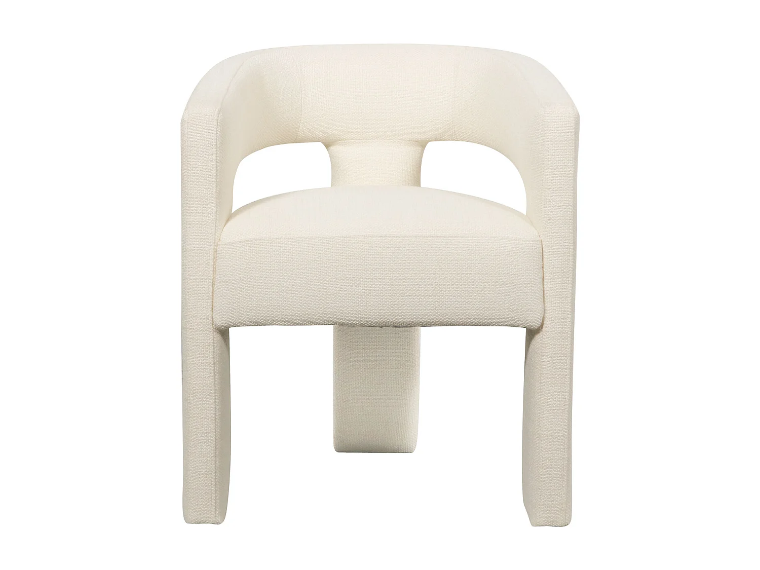 Chaise 62x75x58 cm blanche Leith LET71PW