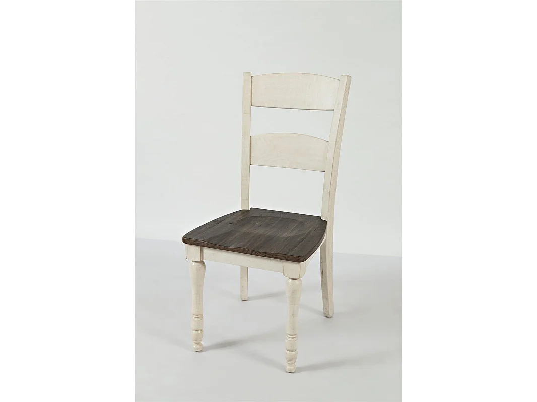 Stoel 48x101,5x59 cm wit bruin Avola AV1706-401KD