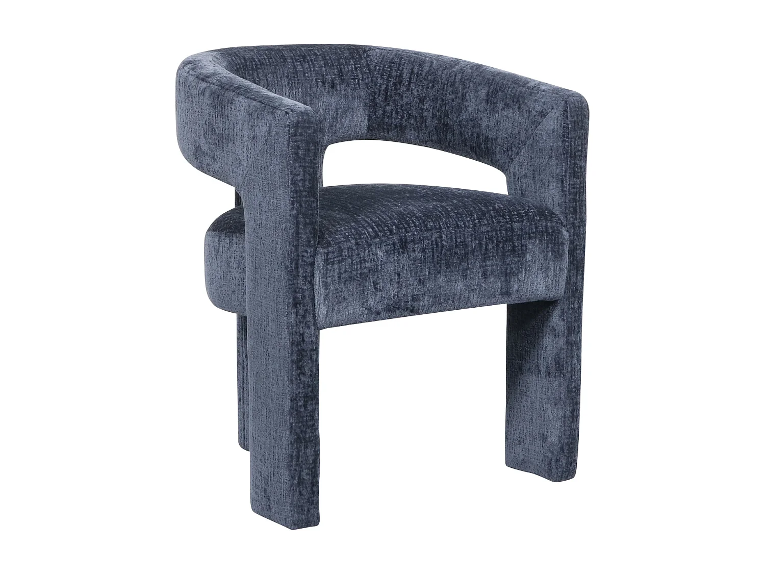 Stuhl 62x75x58 cm blau Leith LET71NB