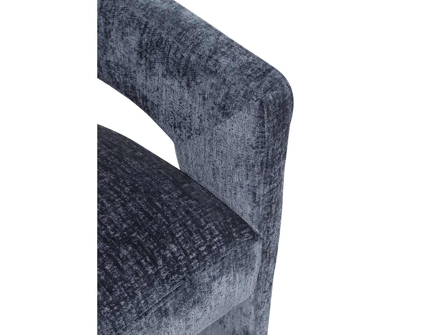 Chaise 62x75x58 cm bleue Leith LET71NB