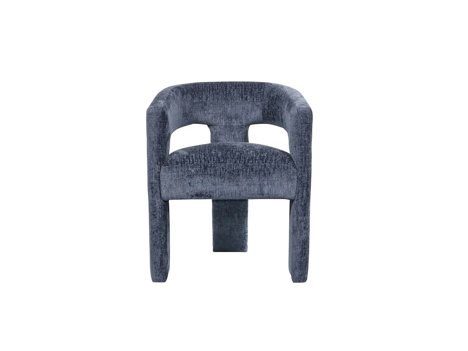 Chaise 62x75x58 cm bleue Leith LET71NB