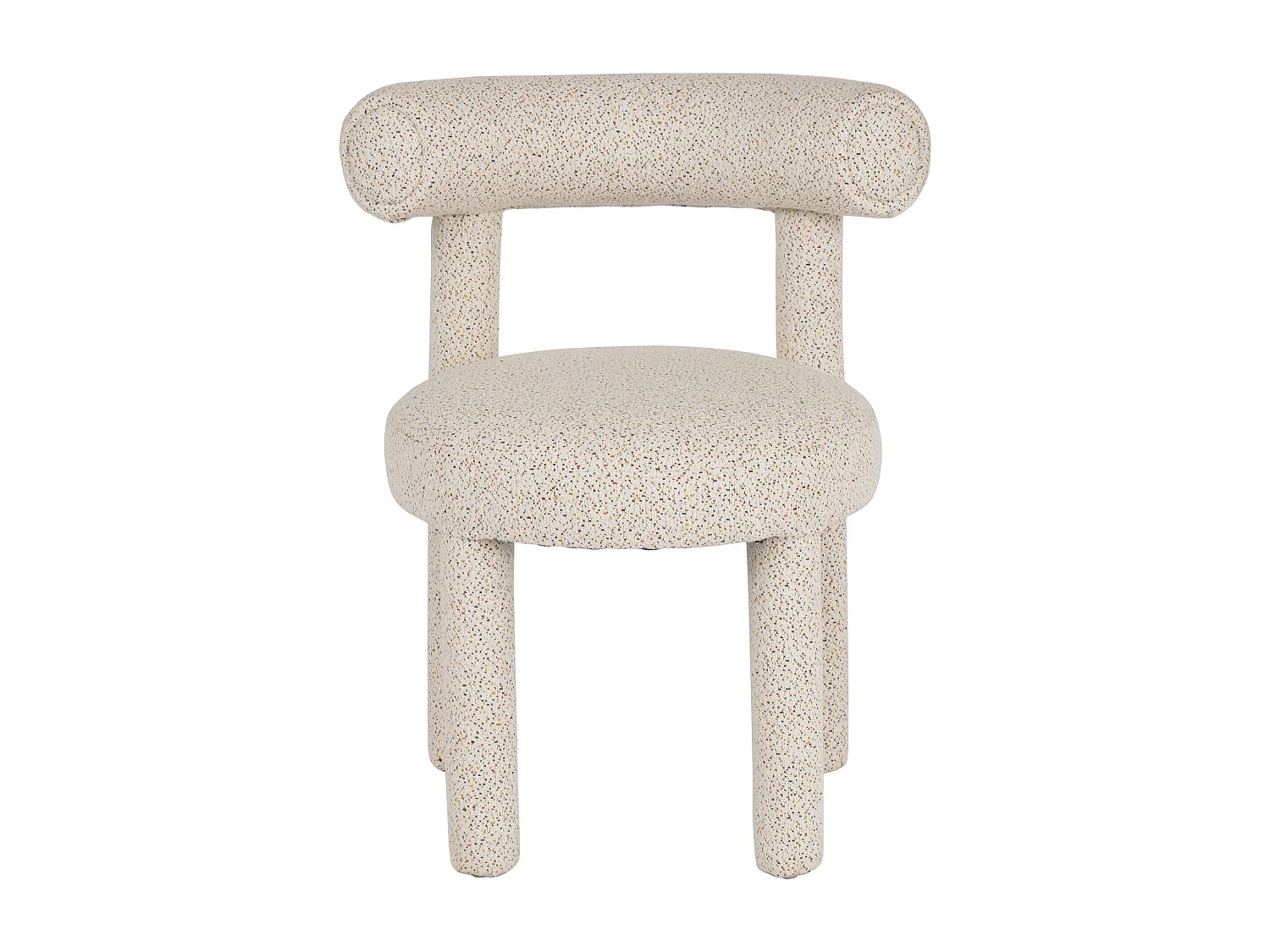 Chaise 62x80x58 cm Crème Clair Leith LET77M