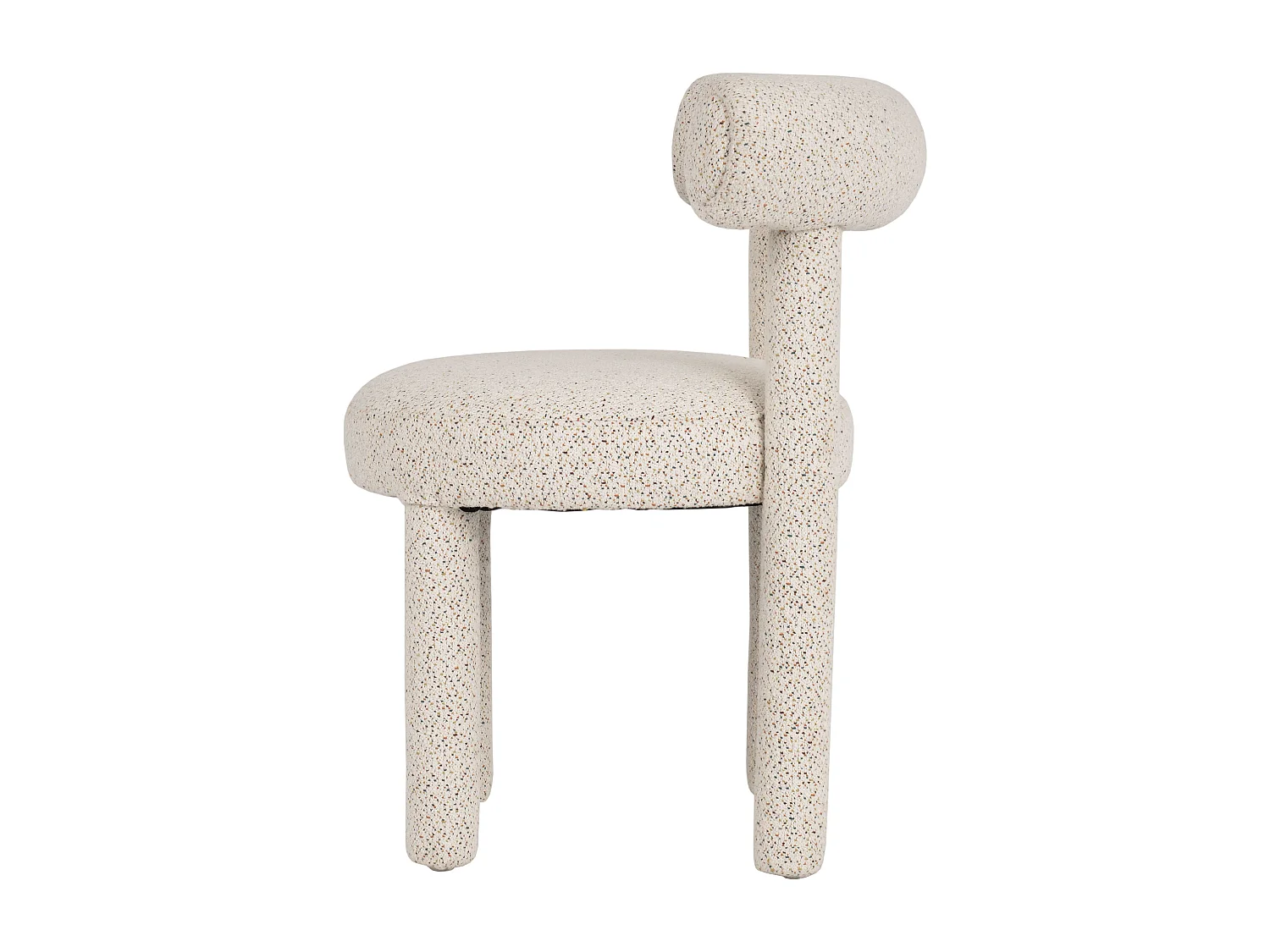 Chaise 62x80x58 cm Crème Clair Leith LET77M