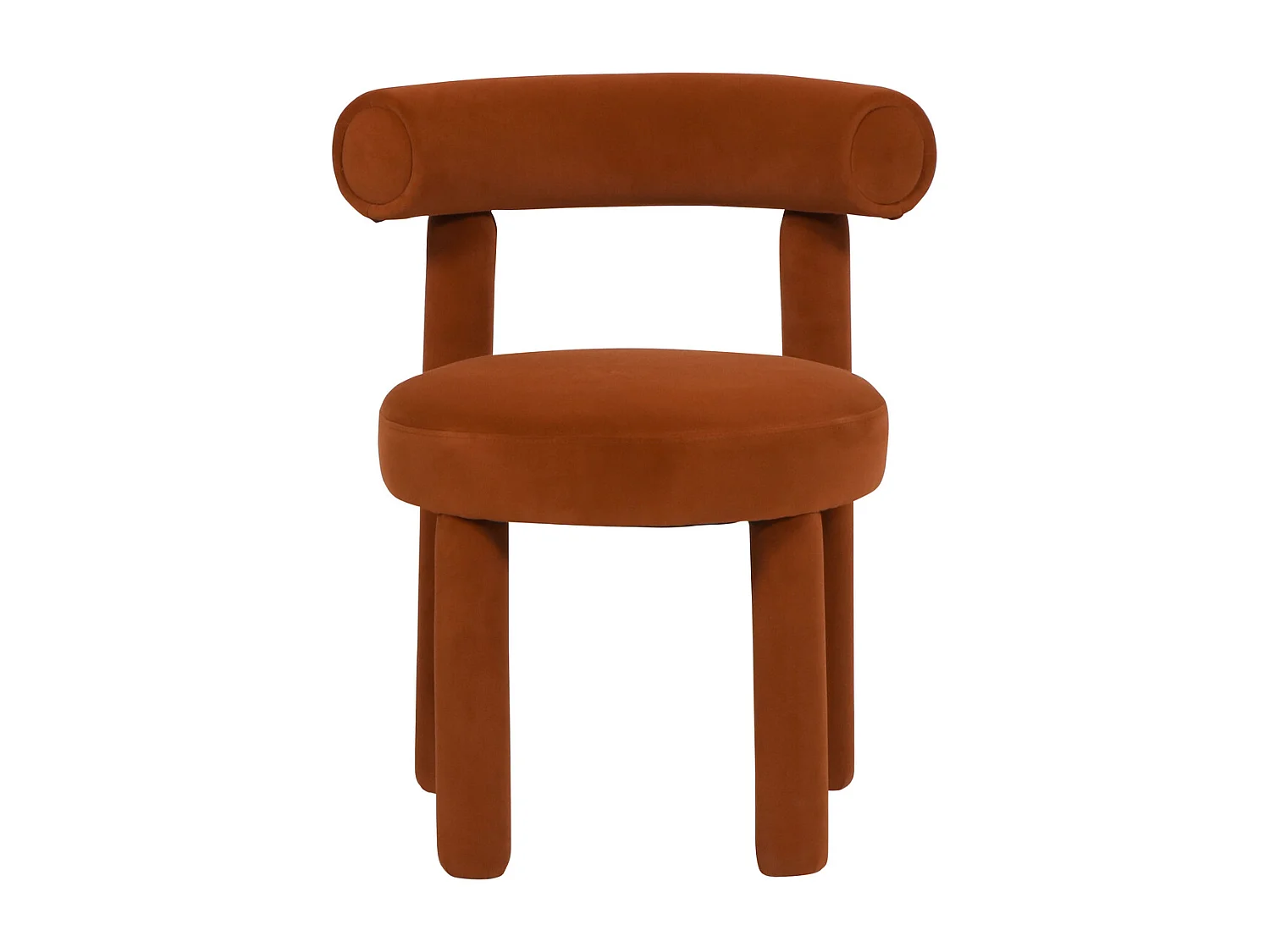 Silla 62x80x58 cm marrón Leith LET77S