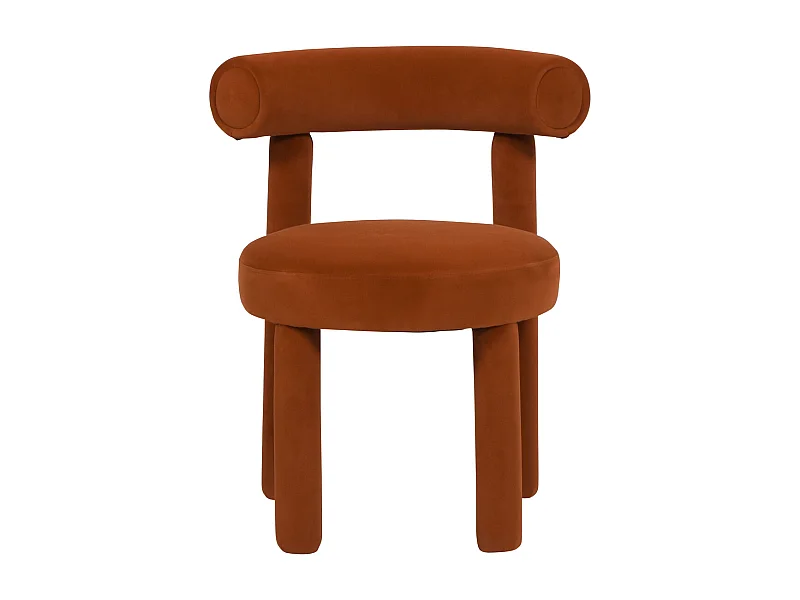 Stoel 62x80x58 cm bruin Leith LET77S