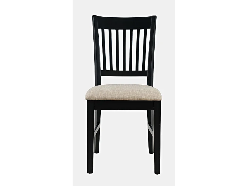 Chaise noire crème Avola AV275-370 46x94x53,5 cm