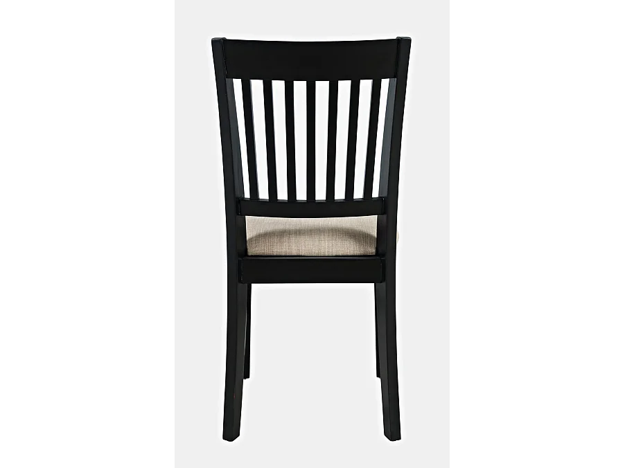 Chaise noire crème Avola AV275-370 46x94x53,5 cm