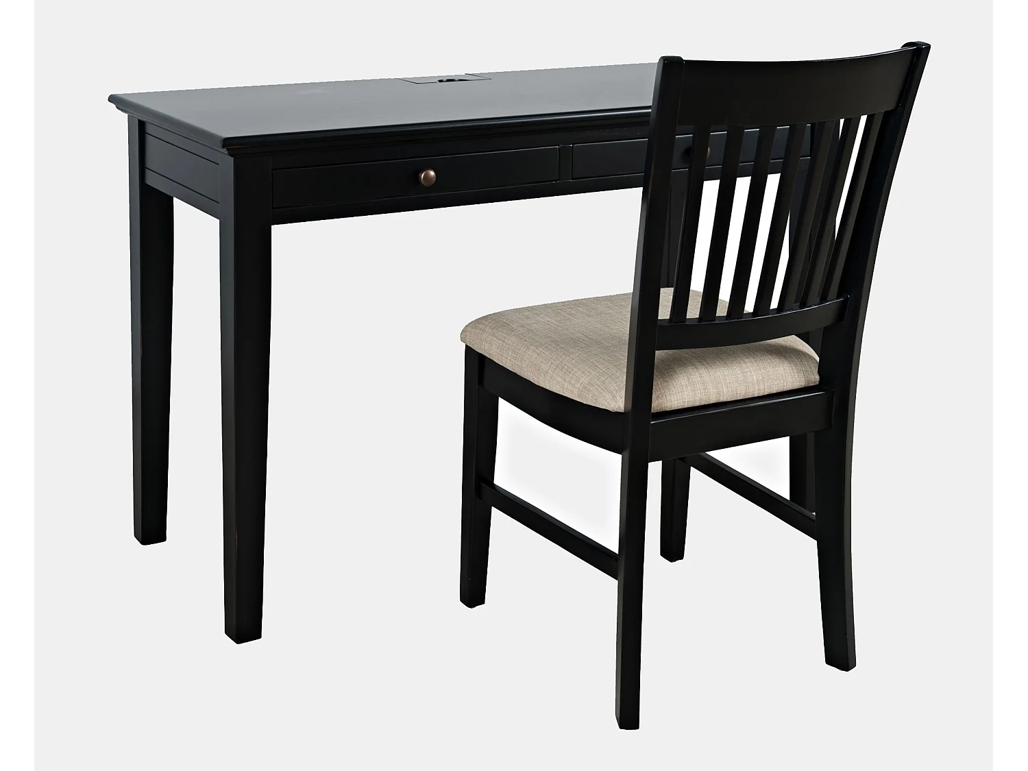 Chaise noire crème Avola AV275-370 46x94x53,5 cm